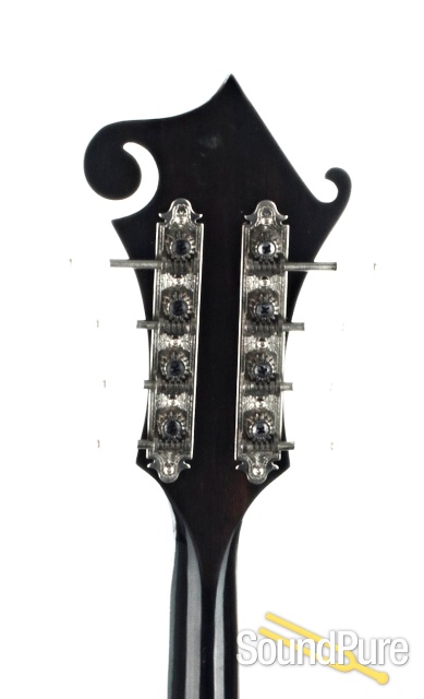Eastman MD814/v Black Addy/Maple F-Style Mandolin #11952009 — image 9