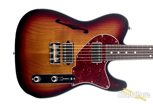 Suhr Alt T 3-Tone Sunburst HH Electric Guitar #JS7U3J — image 4