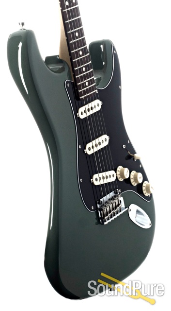 Fender American Pro Strat Antique Olive #US17074934 - Used — image 5
