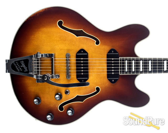 Eastman T64/V-GB Thinline Electric Guitar #11850329 - Used — image 4