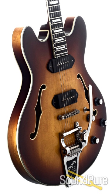 Eastman T64/V-GB Thinline Electric Guitar #11850329 - Used — image 5