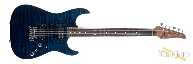 Anderson Drop Top Deep Ocean Blue Electric Guitar #10-28-19N — image 3