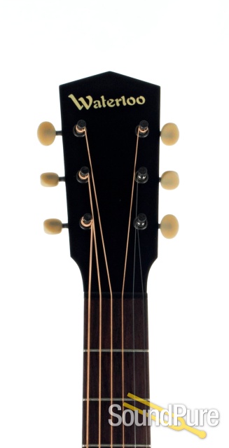 Waterloo WL-14 X Spruce/Mahogany Jet Black Acoustic #3357 — image 4