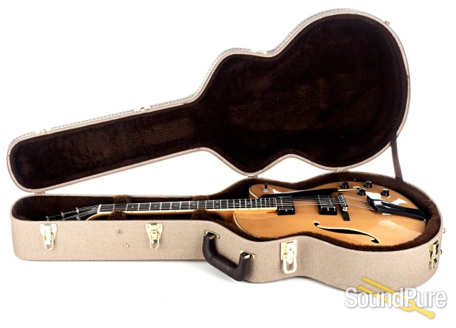 Comins GCS-16-2 Vintage Blond Archtop Guitar #218020 — image 6