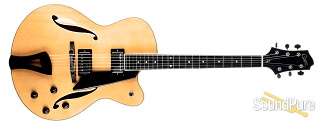 Comins GCS-16-2 Vintage Blond Archtop Guitar #218020 — image 9