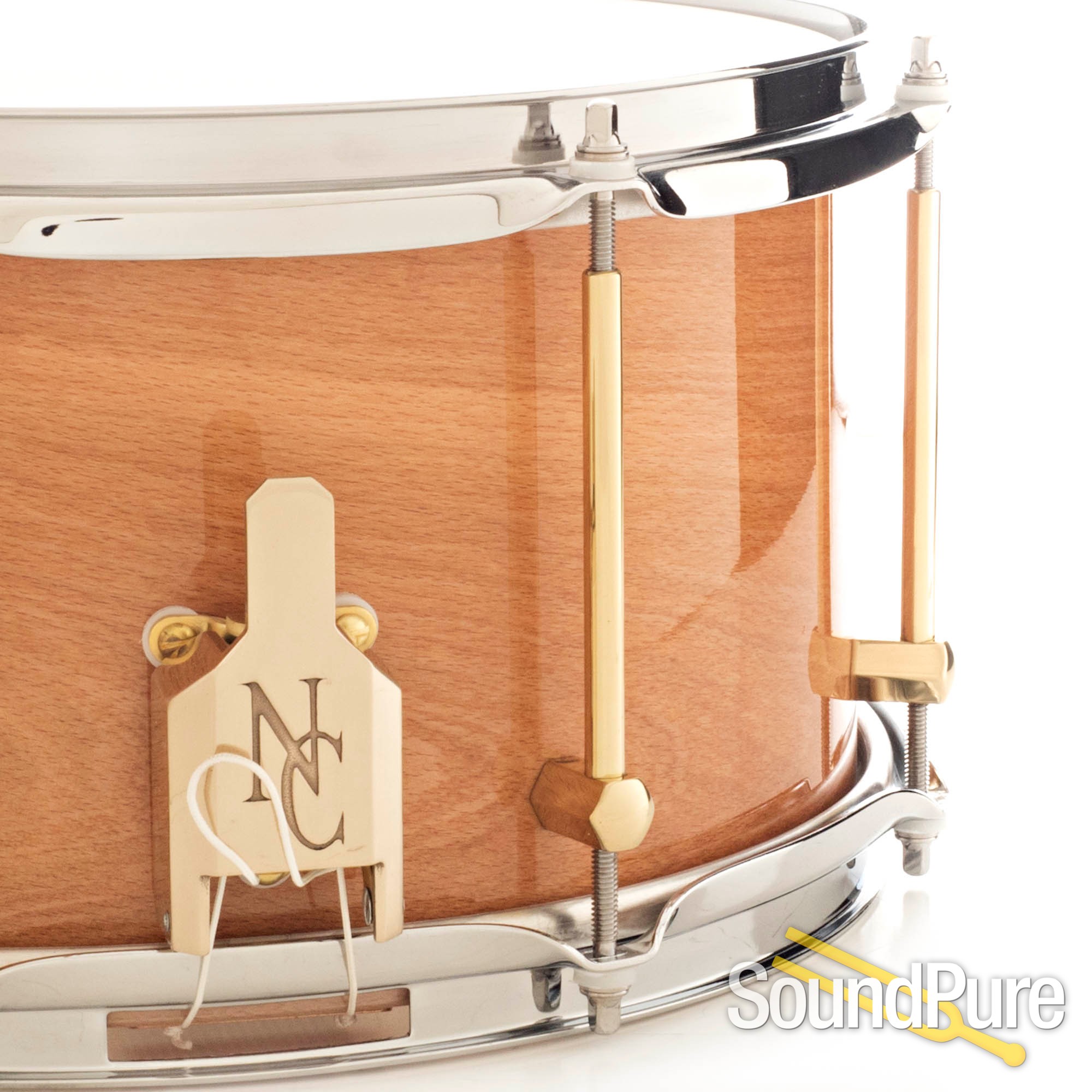Noble & Cooley 7x13 SS Classic Beech Snare DrumNatural
