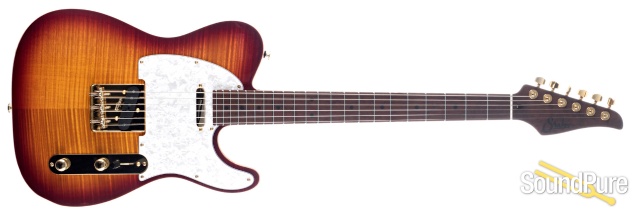 Suhr Classic T Deluxe Aged Cherry Burst Electric #JS5Z4X — image 4