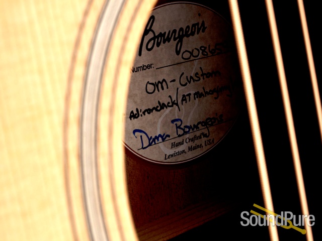 Bourgeois OM Custom Addy/Mahogany Acoustic #008659 — image 6