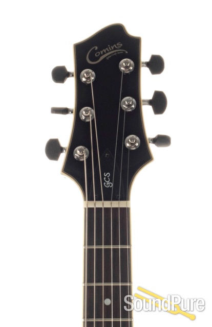 Comins GCS-1 Black Semi-Hollow Electric #112276 — image 4