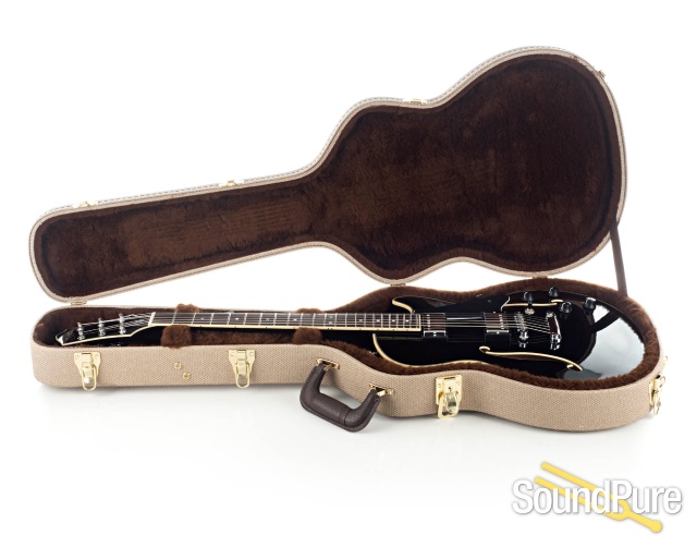 Comins GCS-1 Black Semi-Hollow Electric #112276 — image 5