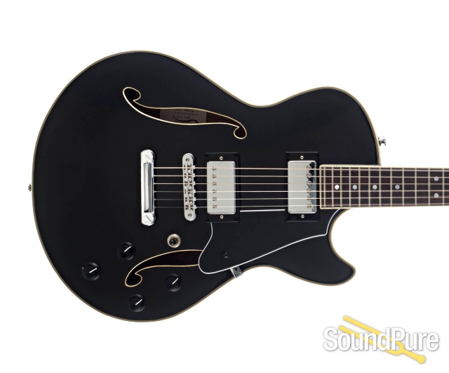 Comins GCS-1 Black Semi-Hollow Electric #112276 — image 9