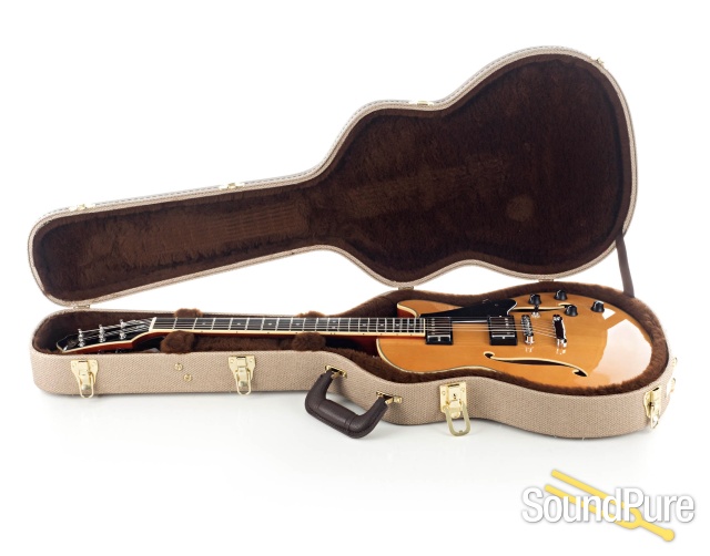 Comins GCS-1ES Vintage Blond Semi-Hollow Electric #112175 — image 5