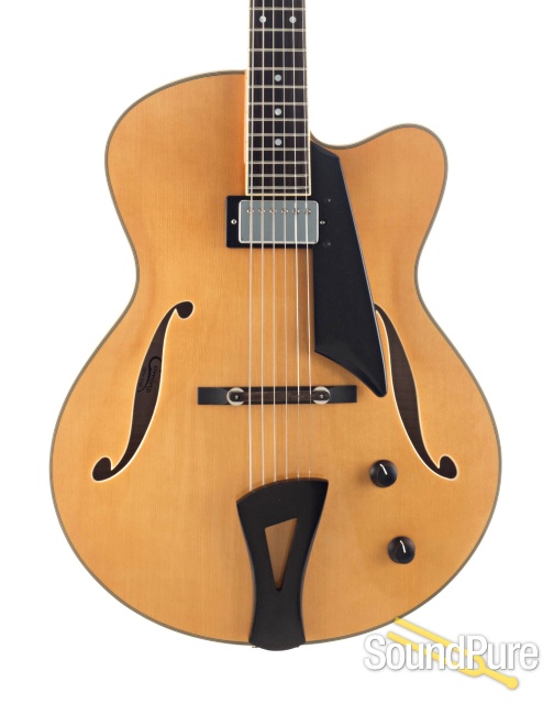 Comins GCS-16-1 Spruce/Flame Maple Blond Archtop #118072 — image 1