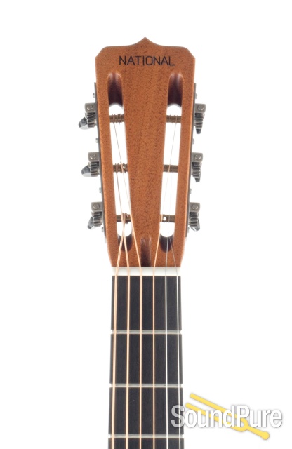 National NRP Steel Vintage Olive 12-Fret Resonator #23234 — image 3