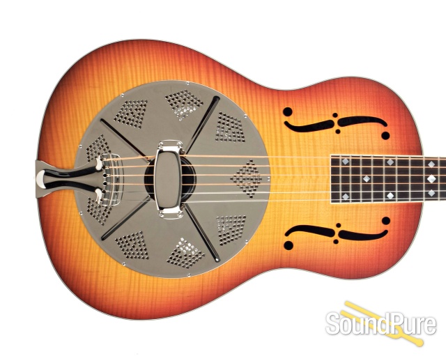 National Estralita Deluxe 12-Fret Resonator Guitar #23169 — image 9