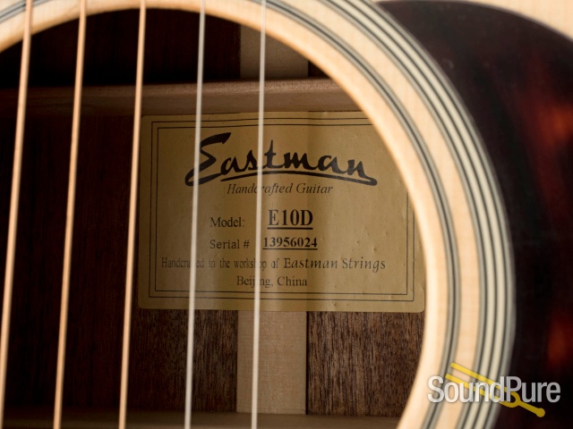 Eastman E10D Addy/Mahogany Acoustic Guitar #13956024 — image 3