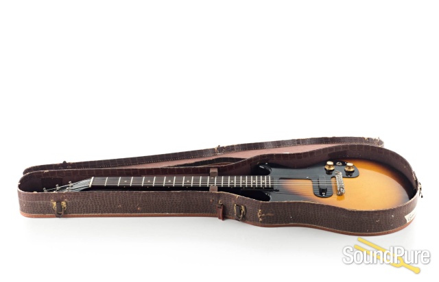 Gibson Vintage Melody Maker Sunburst Electric #83981 - Used — image 5