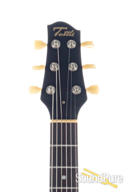 Michael Tuttle Jr. Deluxe Black Nitro Electric Guitar #5 — image 3