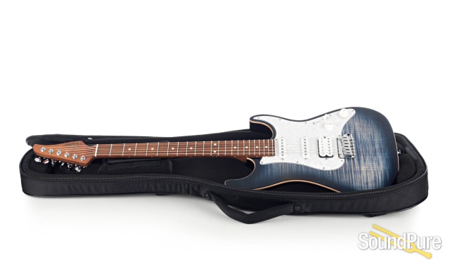 Suhr Standard Plus Faded Trans Whale Blue Burst #JS5P5D — image 5