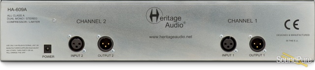Heritage Audio HA-609A Dual Channel Compressor — image 9