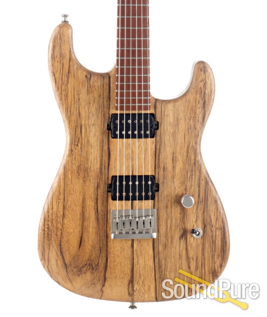 Luxxtone El Machete Black Limba Electric Guitar #0271 - Used — image 1