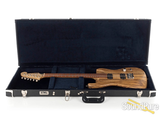 Luxxtone El Machete Black Limba Electric Guitar #0271 - Used — image 5