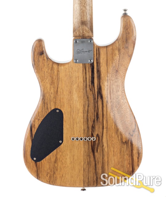 Luxxtone El Machete Black Limba Electric Guitar #0271 - Used — image 6