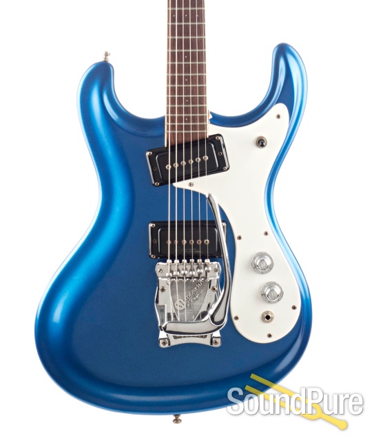Mosrite Moseley Blue Electric Guitar #V5536 - Used — image 1