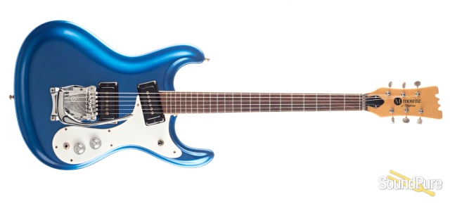 Mosrite Moseley Blue Electric Guitar #V5536 - Used — image 9