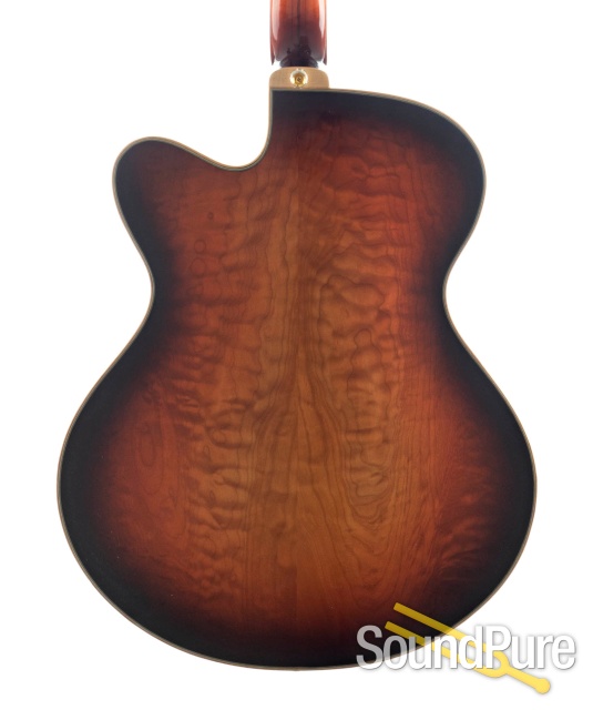 Comins Classic Autumn Burst Archtop Guitar #0175 - Used — image 3
