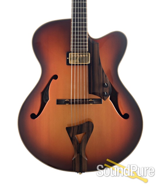 Comins Classic Autumn Burst Archtop Guitar #0175 - Used — image 1