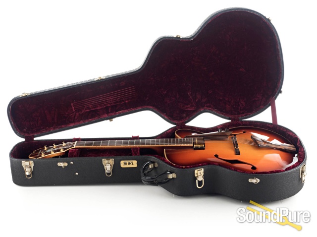 Comins Classic Autumn Burst Archtop Guitar #0175 - Used — image 5