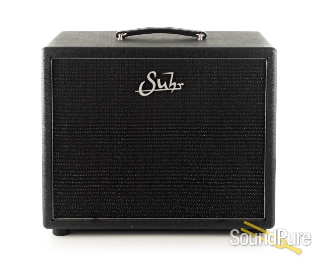 Suhr 1X12 Veteran 30 Cab, Graphite Black/Silver Grill - Used — image 1