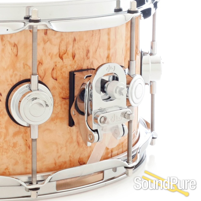 DW 6.5x14 Collectors Exotic Maple Snare Drum-Kurilian Birch — image 5