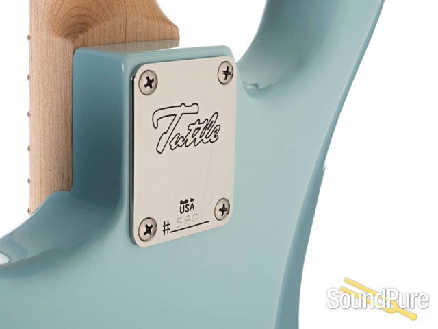 Tuttle Custom Classic S Sonic Blue Nitro Electric #580 — image 11