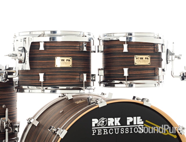 Pork Pie 5pc Maple Drum Set- Macassar Ebony — image 4