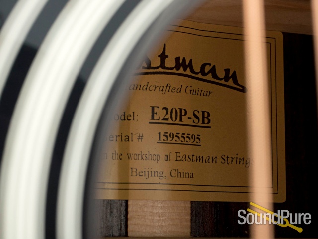 Eastman E20P-SB Addy/Rosewood Parlor Acoustic #15955595 — image 7