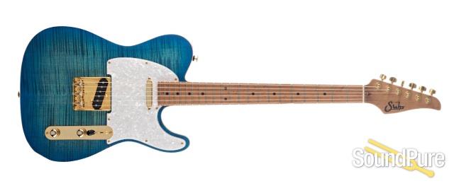 Suhr Classic T Aqua Blue Burst Electric #JS5J9L — image 8