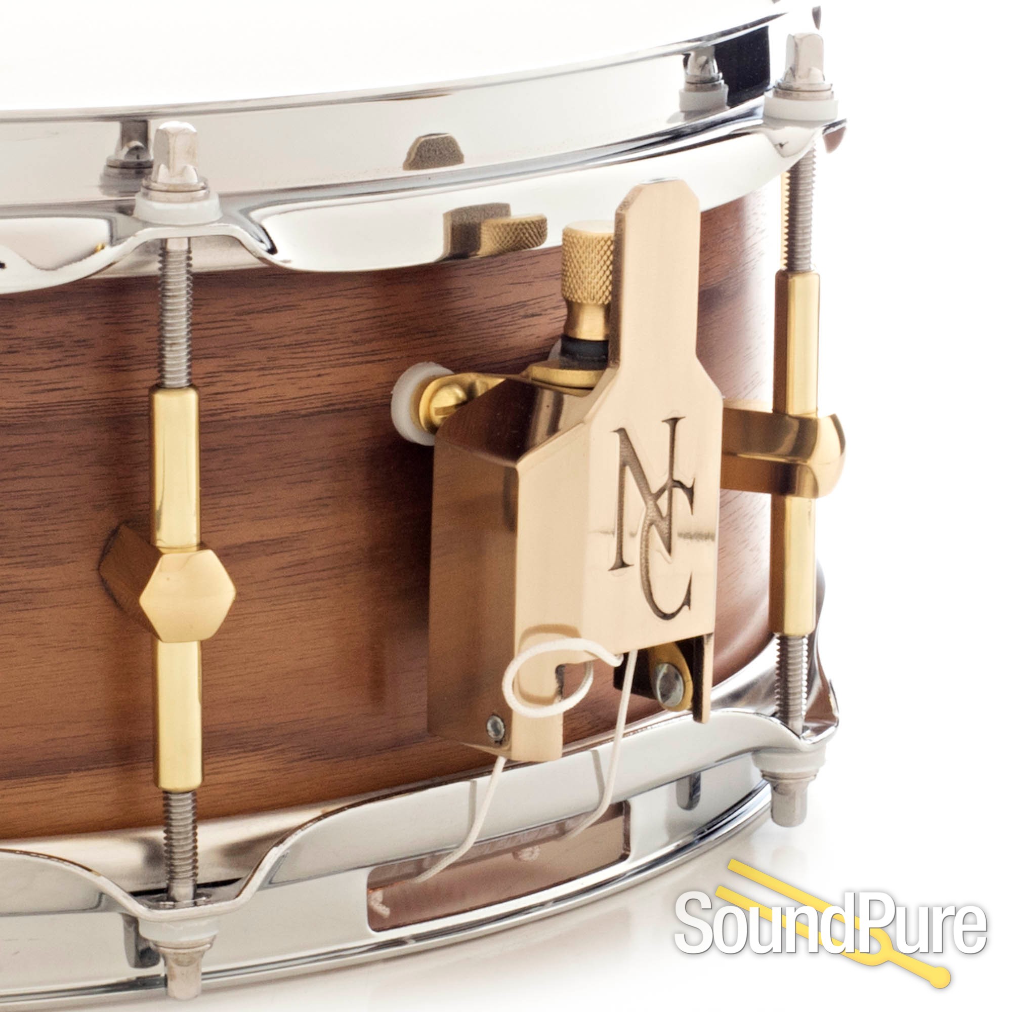 Noble & Cooley 5x13 SS Classic Walnut Snare DrumNatural