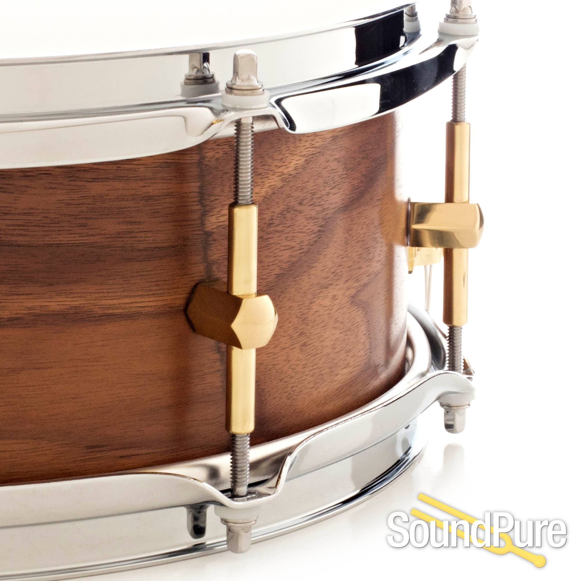 Noble & Cooley 5x13 SS Classic Walnut Snare DrumNatural