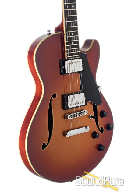 Comins GCS-1ES Violin Burst Semi-Hollow Electric #112200 — image 3
