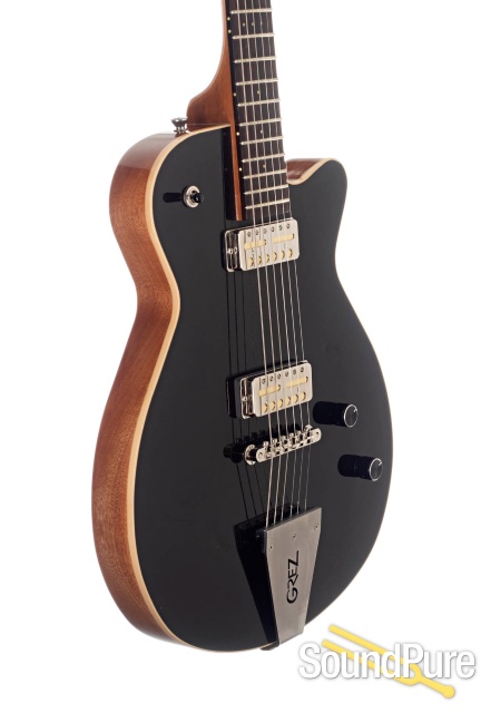 Grez Guitars The Mendocino Black Top Electric #1907D - Used — image 3