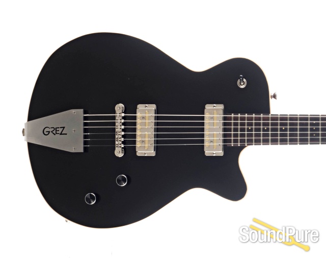Grez Guitars The Mendocino Black Top Electric #1907D - Used — image 10