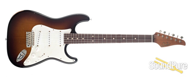 Suhr Classic S Antique 2-Tone Tobacco Burst Electric #JS9A4U — image 9