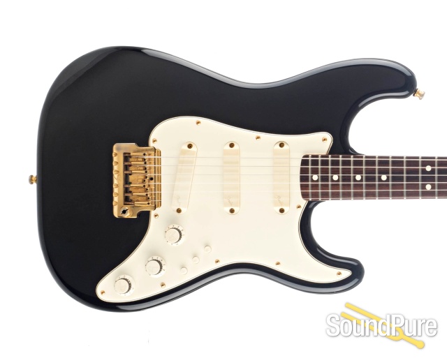 Fender 1983 Elite Strat Black #E330441 - Used — image 11