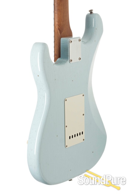 Fender CS '64 Strat Journeyman Sonic Blue #R98322 - Used — image 2