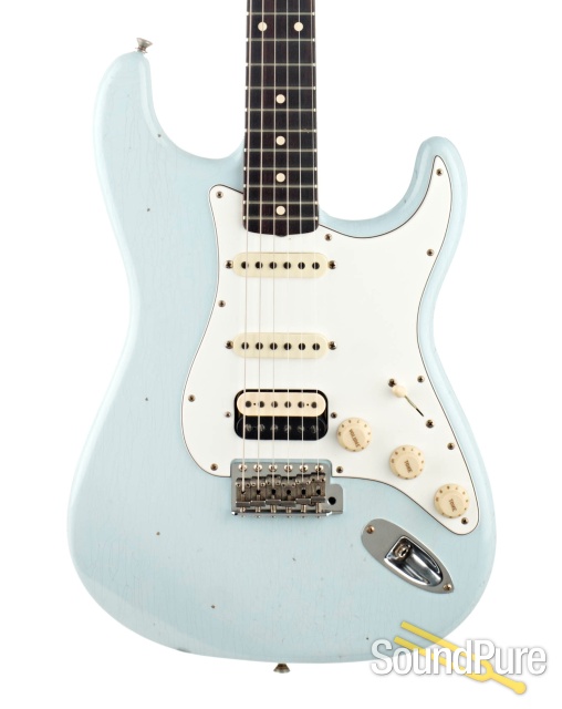 Fender CS '64 Strat Journeyman Sonic Blue #R98322 - Used — image 1