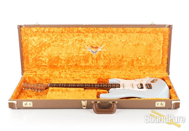 Fender CS '64 Strat Journeyman Sonic Blue #R98322 - Used — image 7