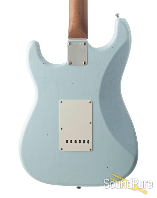 Fender CS '64 Strat Journeyman Sonic Blue #R98322 - Used — image 8