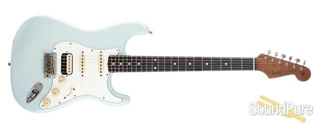 Fender CS '64 Strat Journeyman Sonic Blue #R98322 - Used — image 10